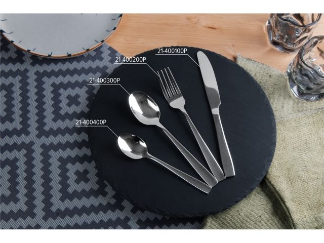 Набор ножей столовых, 4 шт., глянцевый, серия Majestic, PERFECTO LINEA