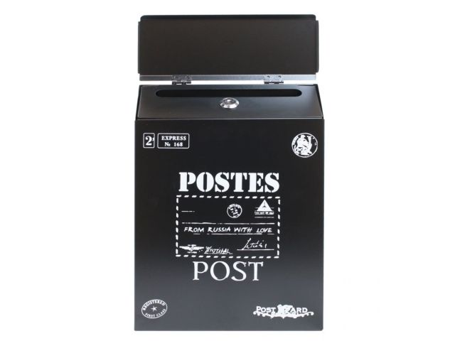 Ящик почтовый АЛЛЮР №3010 черный