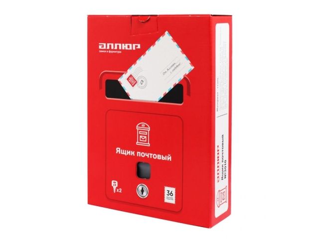 Ящик почтовый АЛЛЮР №3010 черный