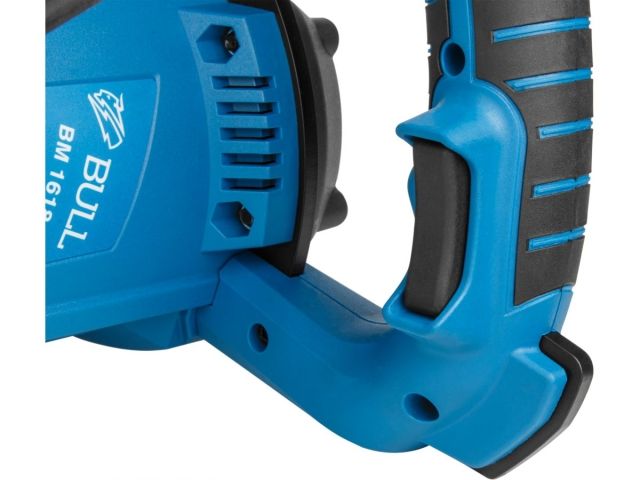 Миксер строительный BULL BM 1618 в кор. 1800 Вт, 2 венчика , 2 скор., HEX13, рег. об., кабель 4 м (1800 Вт, 2 венчика, 2 скор., HEX13, рег. 