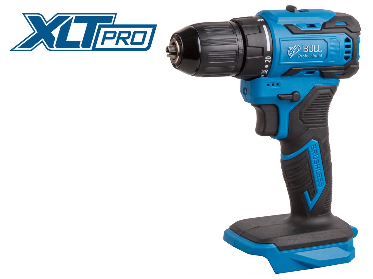 Аккум. дрель-шуруповерт BULL SR 1804 в кор. XLTpro SOLO БЕСЩЕТ., Импульс., 18 В, 45 Н*м