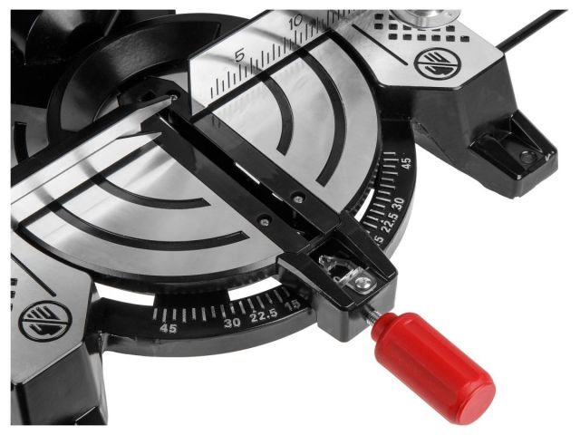 Торцовочная пила WORTEX MS 2516 LO в кор. 1500 Вт, 255 мм, глуб. до 80 мм, шир. до 115 мм, лазер