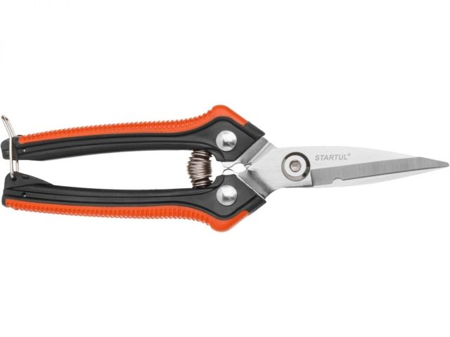 Секатор с прямыми лезвиями 19см STARTUL GARDEN (ST6410-05) (Толщина лезвий - 3 мм)