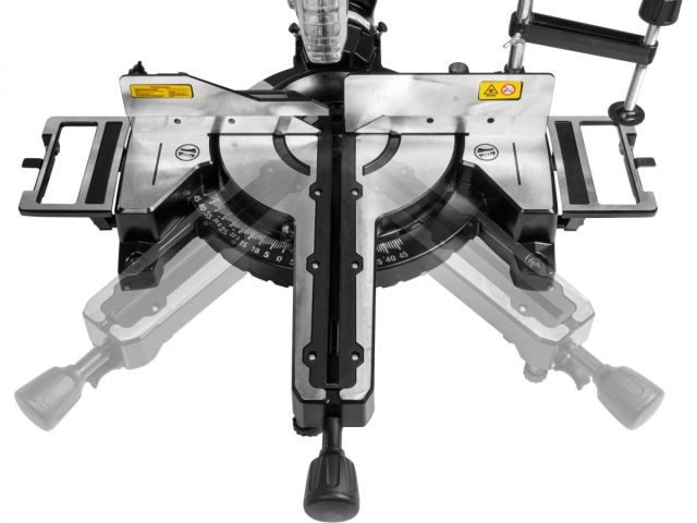Торцовочная пила BULL CM 2502 в кор. 1800 Вт, 255 мм, глуб. до 89 мм, шир. до 310 мм, лазер, протяжк (Наклонный двигатель, диск 80T в компле