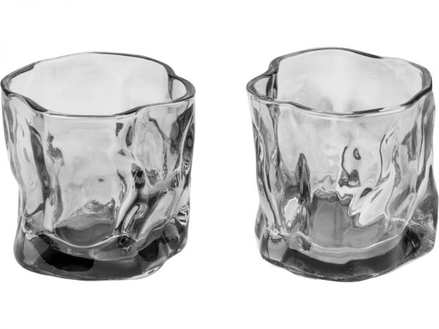 Набор стаканов, 2 шт., 230 мл, серия Ice Rock Smoke Grey, PERFECTO LINEA
