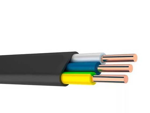 Кабель ВВГ-П 3х2,5 (бухта 100м) Ч Щучинский завод Автопровод (черный)