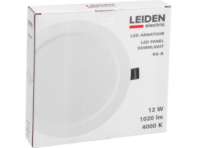 Светильник светодиодный встраиваемый круг 12 Вт 4000К, IP44 RS-R LEIDEN ELECTRIC (ф 173 мм)