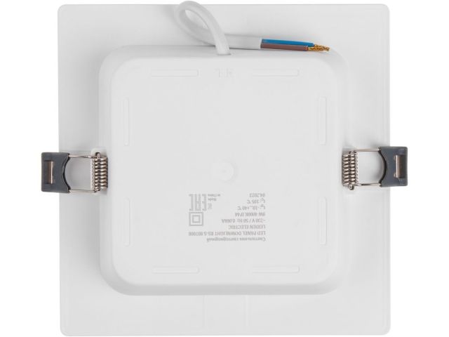 Светильник светодиодный встраиваемый квадрат 9 Вт 4000К, IP44 RS-S LEIDEN ELECTRIC (145*145 мм)
