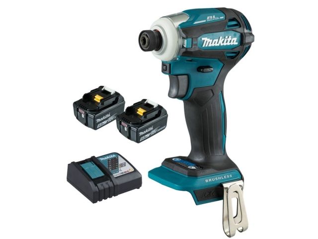 Аккум. шуруповерт MAKITA LXT DTD 172 RTJ MAKPAC (18.0 В, 2 акк 5,0  А/ч., Li-Ion, 4 скор., 180 Нм,)