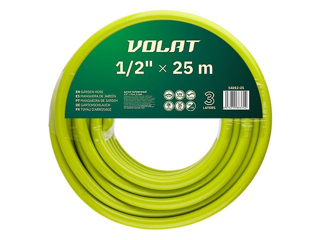 Шланг поливочный 1/2″ 25м ВОЛАТ