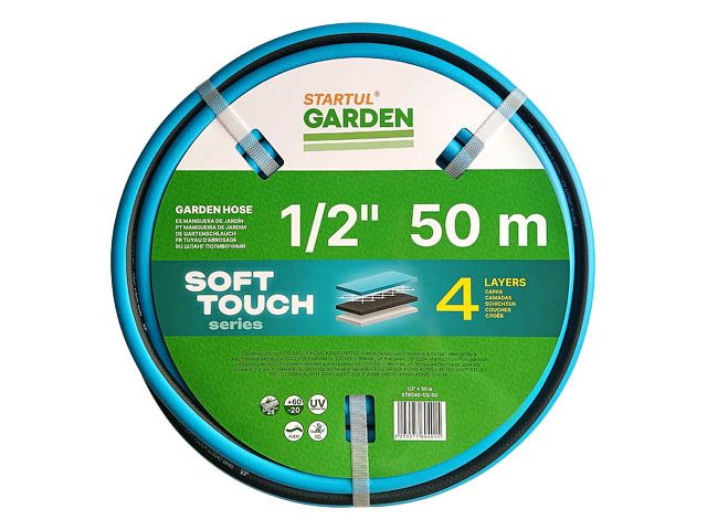 Шланг поливочный 1/2″ 50м STARTUL GARDEN SOFT TOUCH (ST6040-1/2-50)