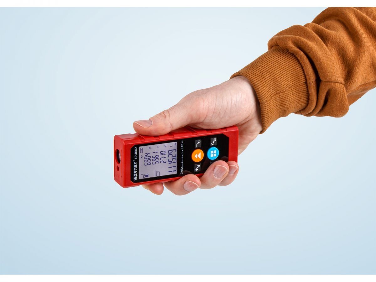 Дальномер лазерный WORTEX LR 4002 в кор., 0,05 – 40, ± 2 мм