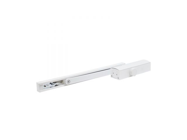 Доводчик дверной БУЛАТ PROFI  ДД 802/3 AH-W (40-85 кг) белый, морозостойкий со скольз. тягой