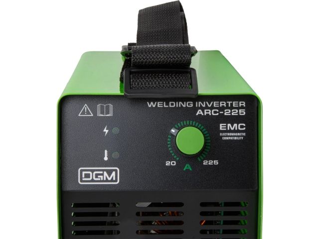 Инвертор сварочный DGM ARC-225 (150-240 В; 20-225 А; 56 В; электроды диам. 1.6-5.0 мм)