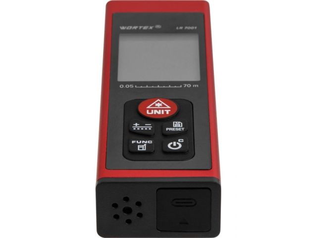 Дальномер лазерный WORTEX LR 7001 в кор., 0,03 – 70, ± 2 мм