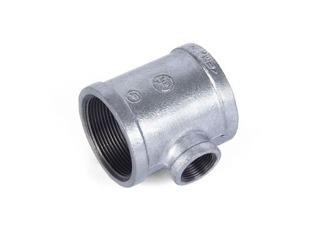 Тройник ред. 2″ х 1 1/2″ чугун оцинк., AV Engineering