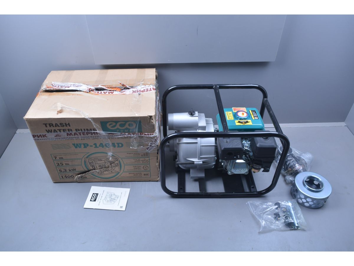 Мотопомпа бензиновая ECO WP-1404D уцененный (0912670092)
