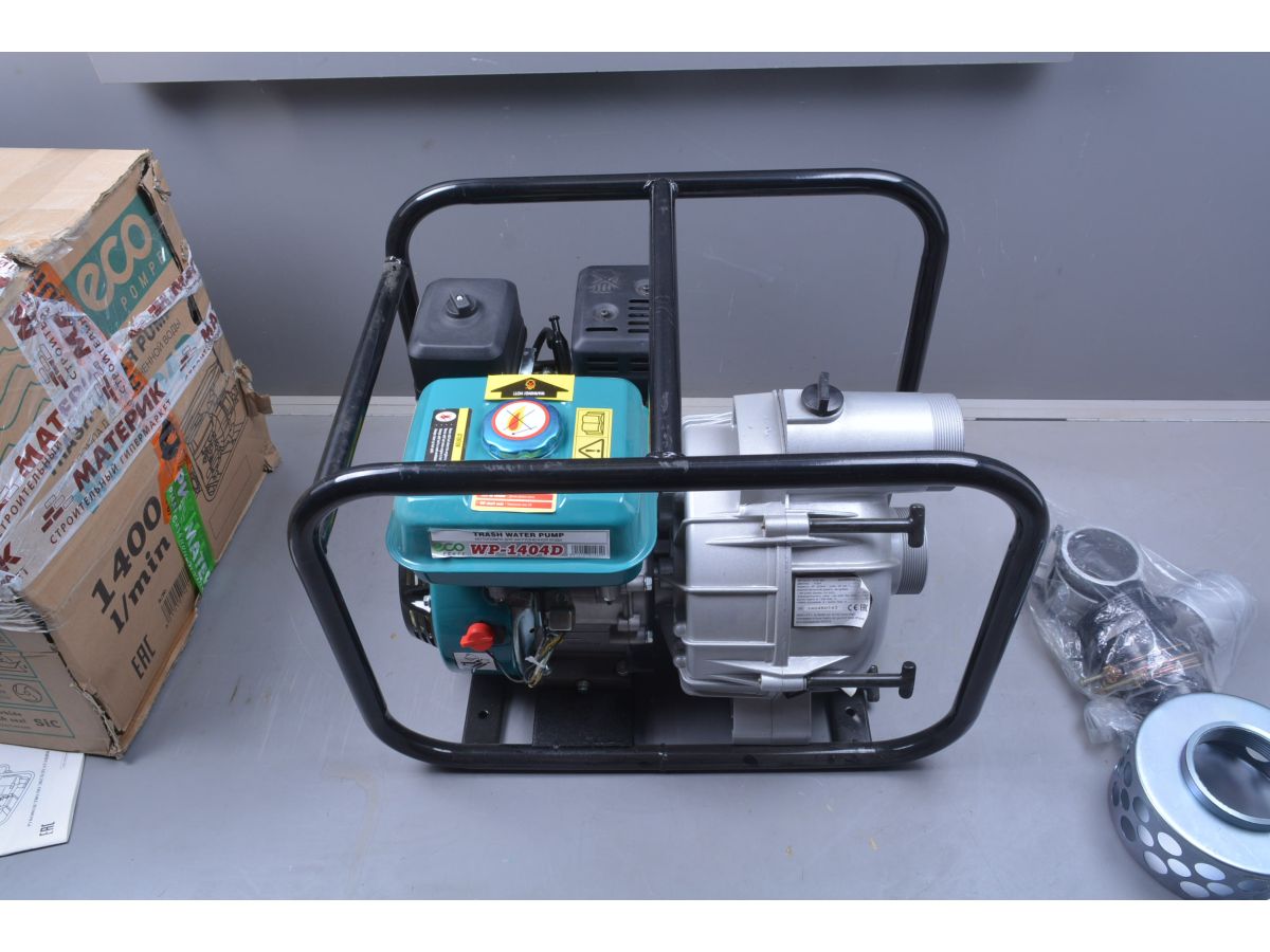 Мотопомпа бензиновая ECO WP-1404D уцененный (0912670092)