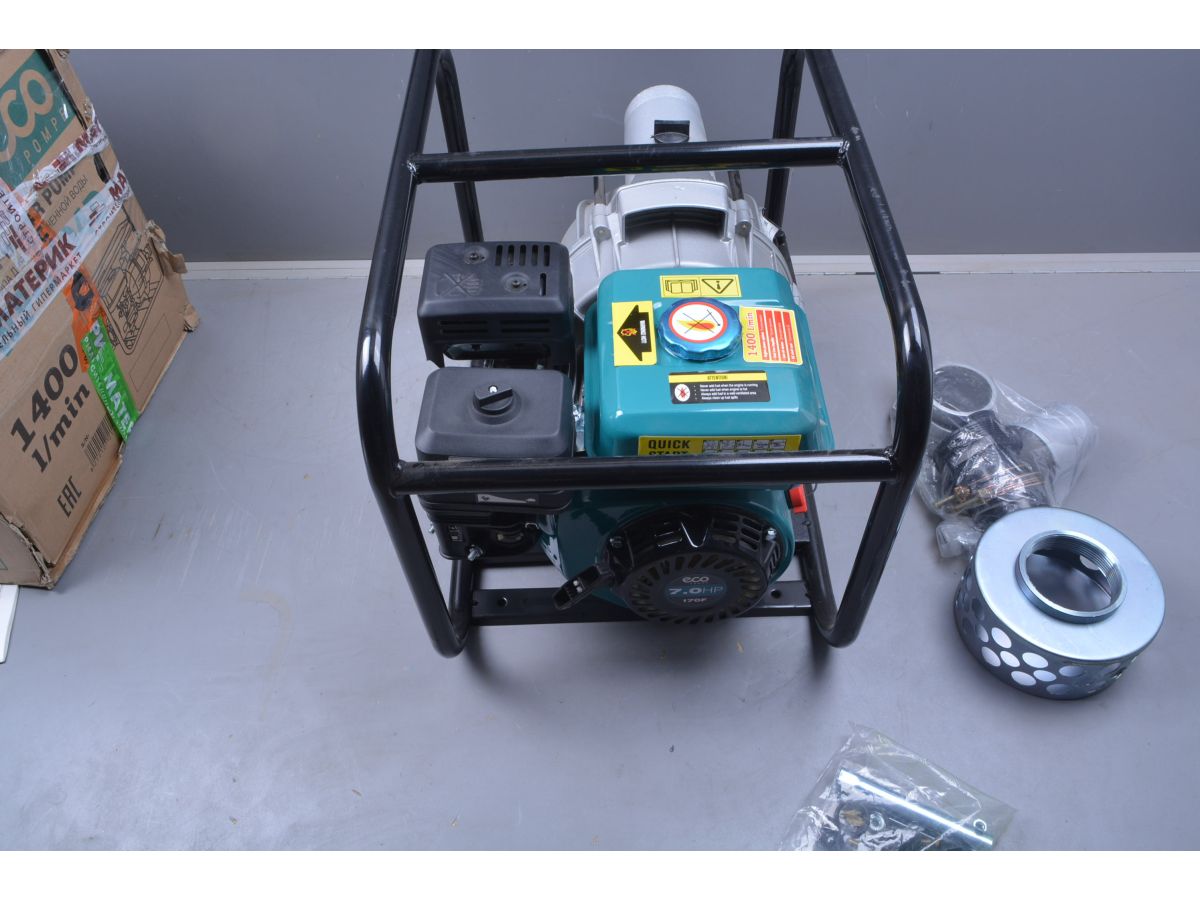 Мотопомпа бензиновая ECO WP-1404D уцененный (0912670092)