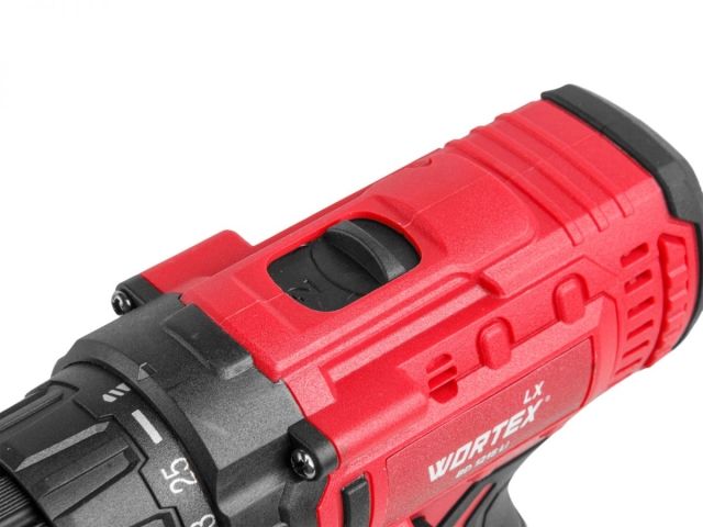 Аккум. дрель-шуруповерт WORTEX LX BD 1215 Li в чем. 12 В, 25 Н*м, 2х1.5 А*ч, БЗП 10 мм (шурупы до 5 мм)