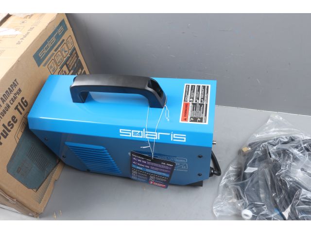 Инверторный аппарат аргонодуговой сварки SOLARIS TIG-200P уцененный (1199704425) (DC TIG; HF; Pulse; MMA; 180 A; 150 В-240 В)