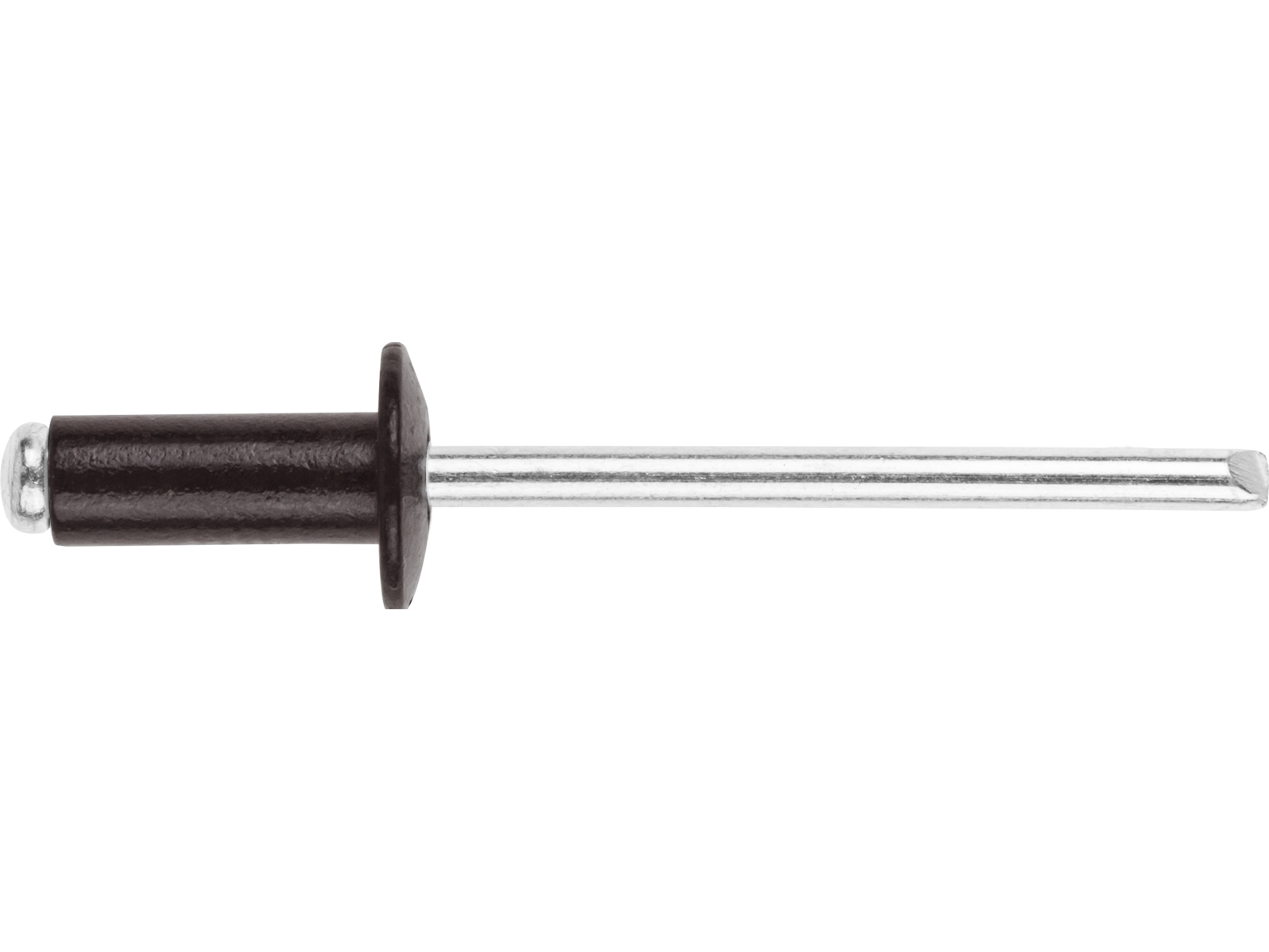 Заклепка вытяжная 4.8х12 мм алюминий/сталь, RAL 8019 (10000 шт в коробе) STARFIX