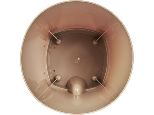 Горшок для цветов с прикорневым поливом, 2,5 л., Amsterdam, молочный шоколад, InGreen