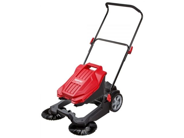 Подметальная машина механическая WORTEX HPS 6518 в кор. шир. 65 см. (Ручной привод, шир.: 65 см, мусоросборник 18 л.)