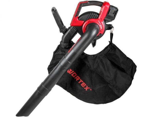 Аккум. воздуходувка WORTEX BB 2536-1 D в кор. ALL1 XLT SOLO (36 В (2х18 В), макс.объем возд. потока 550 м куб/ч, функция пылесоса с мульчиро