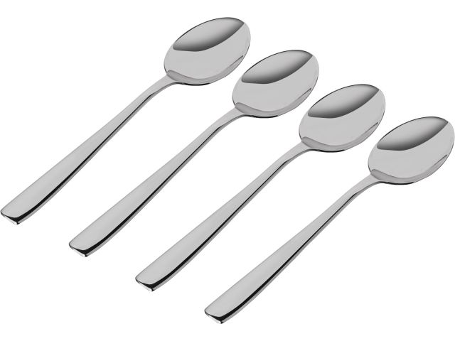 Набор ложек чайных, 4 шт., глянцевый, серия Majestic, PERFECTO LINEA