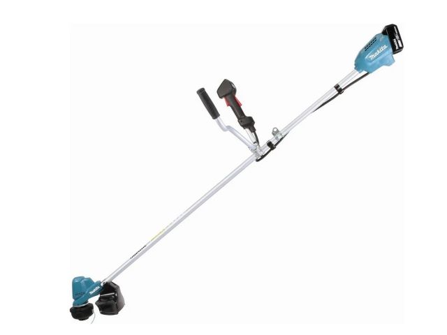Триммер аккум. MAKITA LXT DUR 190 URT3 (18.0 В, 2 аккум  5.0 А/ч, Li-Ion, зар., с головкой, плавный пуск, вес 3.4 кг)