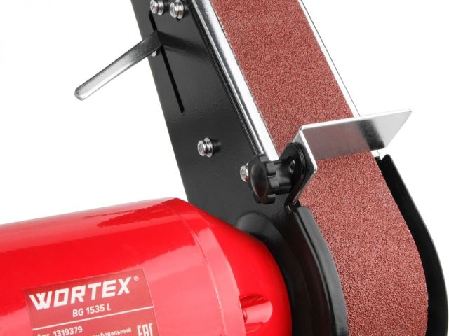 Станок точильно-шлифовальный WORTEX BG 1535 L в кор. 250 Вт, 150 мм, лента 685х50 мм, подсветка (250 Вт, 2950 об/мин, лента 685х50 мм, круг 