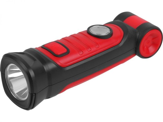 Фонарь светодиодный Wortex CF 5010 в кор. 50-100 Лм, 2 режима, магнит (дальность 15 м, 93 г, складная конструкция, батарейки в комплекте)