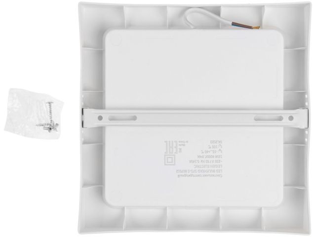 Светильник светодиодный накладной квадрат 18 Вт 4000К, IP44 SFS-S LEIDEN ELECTRIC (225*225 мм)