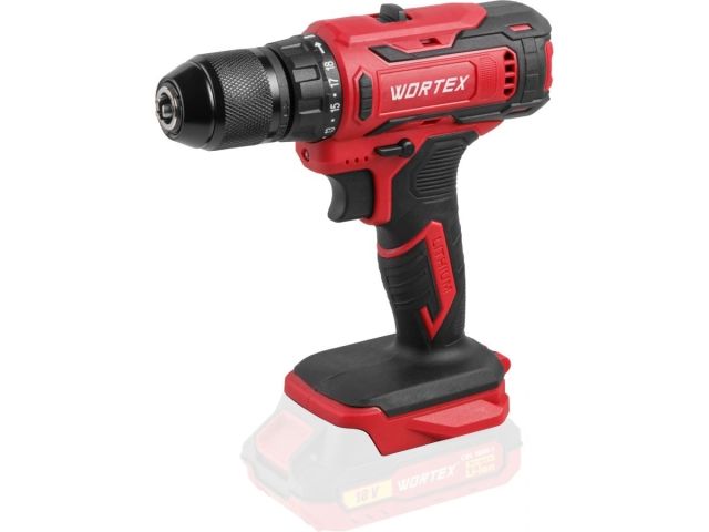 Аккум. дрель-шуруповерт WORTEX BD 1820-1 Li в кор. ALL1 XLT SOLO 18 В, 30 Н*м, БЗП(мет.) 13 мм (шурупы до 8 мм)