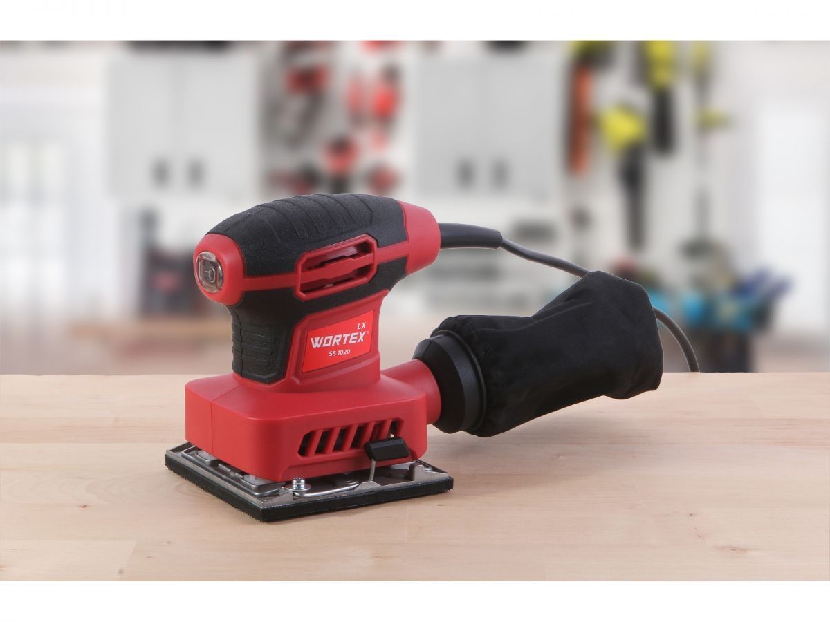 Виброшлифмашина WORTEX LX SS 1020 в кор. 240 Вт, 100х110 мм, 14000 кол/мин
