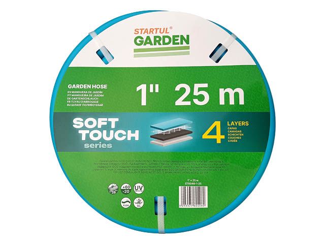 Шланг поливочный 1″ 25м STARTUL GARDEN SOFT TOUCH (ST6040-1-25)