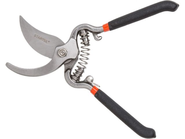Секатор плоскостной 21см STARTUL GARDEN (ST6410-04) (Цельнометаллический)