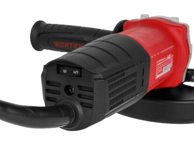 Одноручная углошлифмашина WORTEX LX AG 1211-2 в кор. 1100 Вт, 125 мм, 5500-11000 об/мин, рег. об. (шариковый подшипник, лабиринтное уплотнен