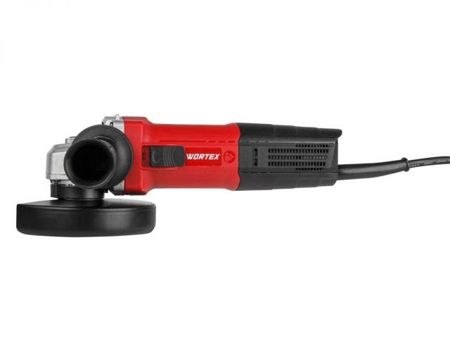 Одноручная углошлифмашина WORTEX LX AG 1211-2 в кор. 1100 Вт, 125 мм, 5500-11000 об/мин, рег. об. (шариковый подшипник, лабиринтное уплотнен