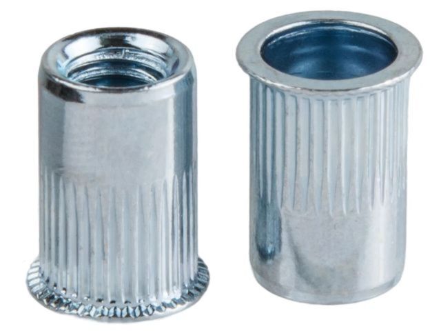 Заклепка резьбовая М5 уменьшенный бортик, белый цинк (14000 шт в коробе) STARFIX