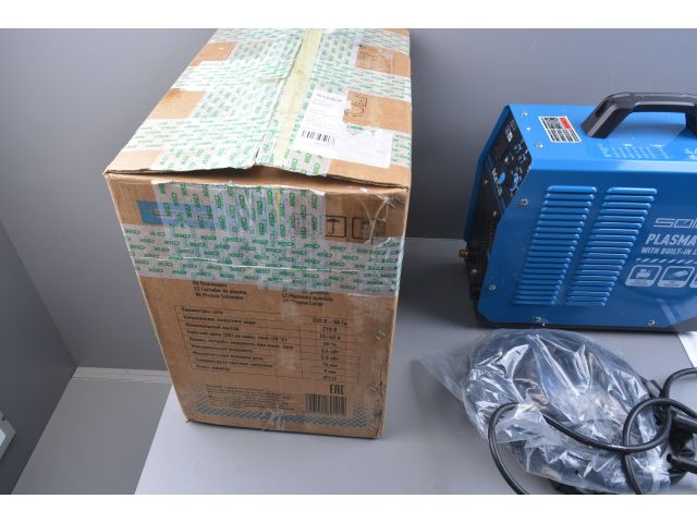 Плазморез Solaris AirCut PC-400 уцененный (6304180544) (220 В; 15-40 А; Высоковольтный поджиг; встроен.компрессор; термозащита; плавный запу