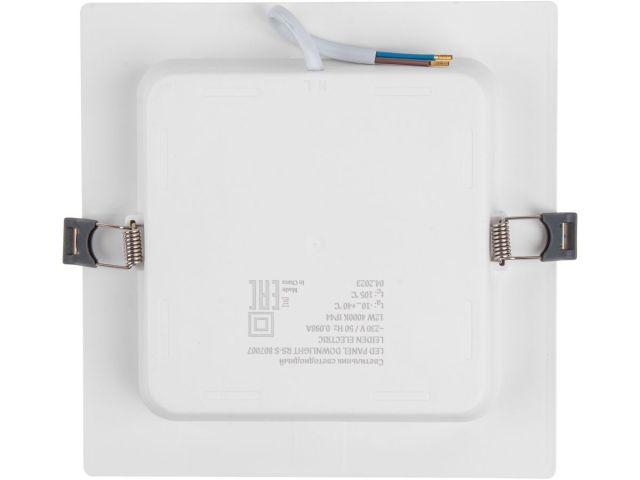 Светильник светодиодный встраиваемый квадрат 12 Вт 4000К, IP44 RS-S LEIDEN ELECTRIC (174*174 мм)