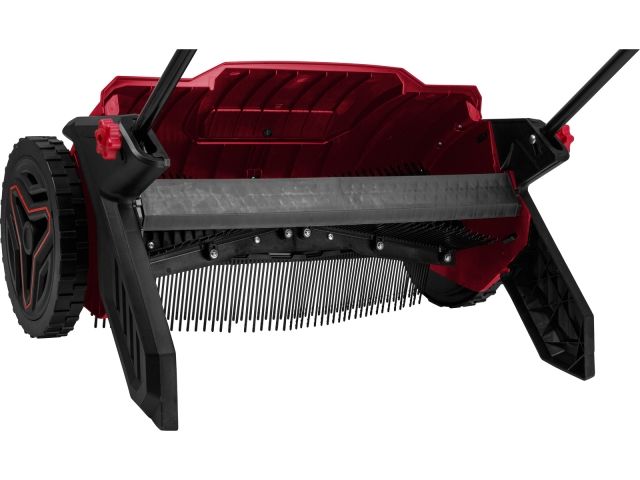 Собиратель листьев механический WORTEX HLS 5310 в кор. шир. 53 см., выс. 5-40 мм. (Ручной привод, регулировка высоты, мусоросборник 100 л.)