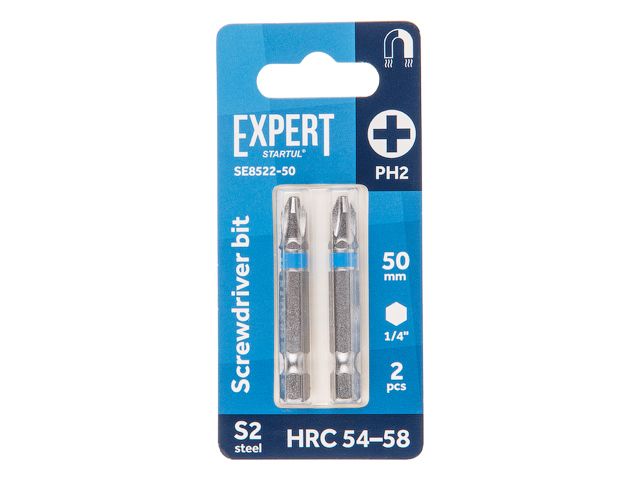 Насадка крестообразная PH2 50мм 2шт EXPERT STARTUL (SE8522-50)