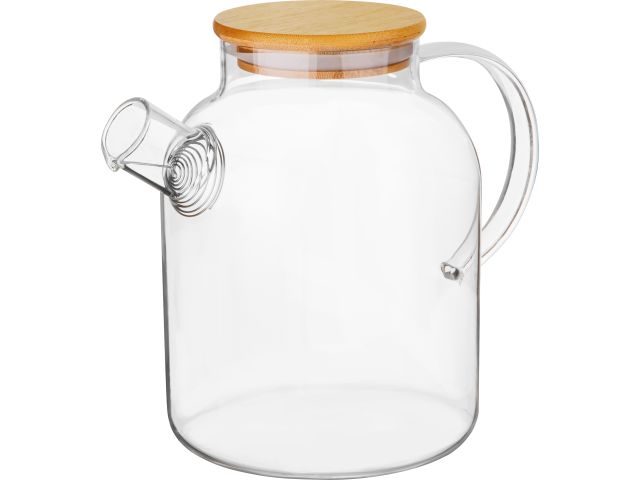 Чайник заварочный, стеклянный, 1600 мл, BAMBOO, PERFECTO LINEA