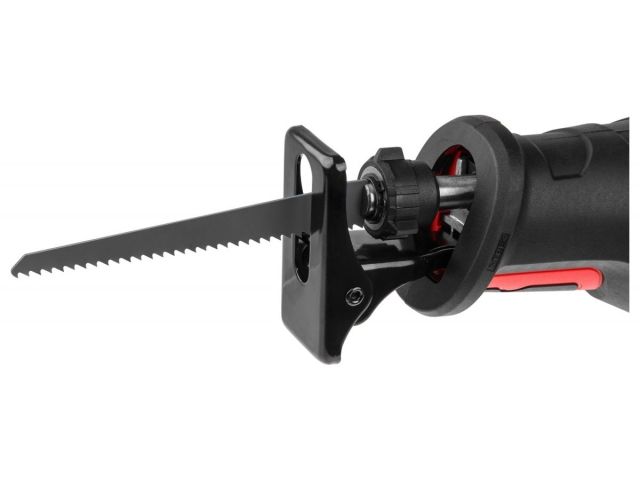 Сабельная пила WORTEX SR 1508-1 E в кор. + 2 пильных полотна 800 Вт, дер. 150 мм, ход 20 мм, рег.об.