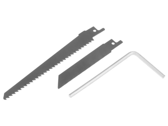 Сабельная пила WORTEX SR 1508-1 E в кор. + 2 пильных полотна 800 Вт, дер. 150 мм, ход 20 мм, рег.об.