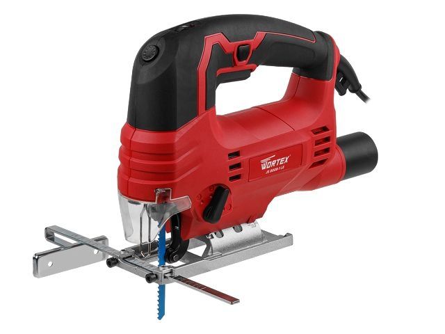 Лобзик электрический WORTEX JS 8008-1 LE в кор. 810 Вт, 1000-2900 ход/мин, пропил до 80 мм. (Быстрозажимной патрон, маятниковый ход, рег. об