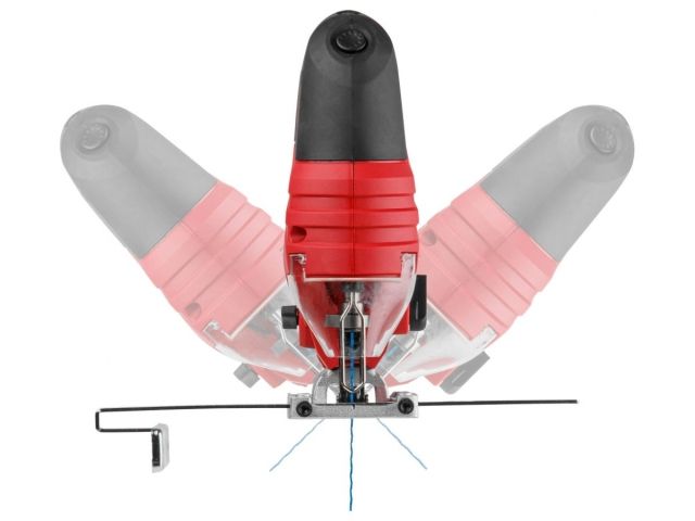 Лобзик электрический WORTEX JS 8008-1 LE в кор. 810 Вт, 1000-2900 ход/мин, пропил до 80 мм. (Быстрозажимной патрон, маятниковый ход, рег. об